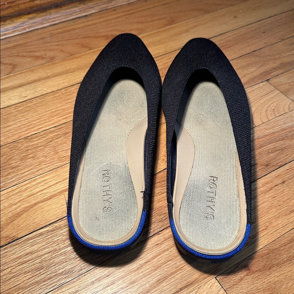Like New Rothy's Black Slip-On Flats - Picture 4 of 6